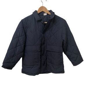 Zara|Kids Navy Quilted Puffer Jacket- Size 10